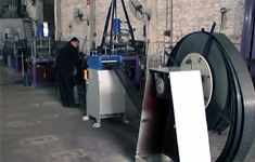 Rack Upright Roll Forming with On-Line Hole Punching
