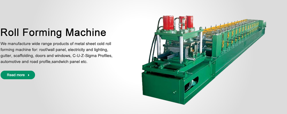 Cold roll forming machine