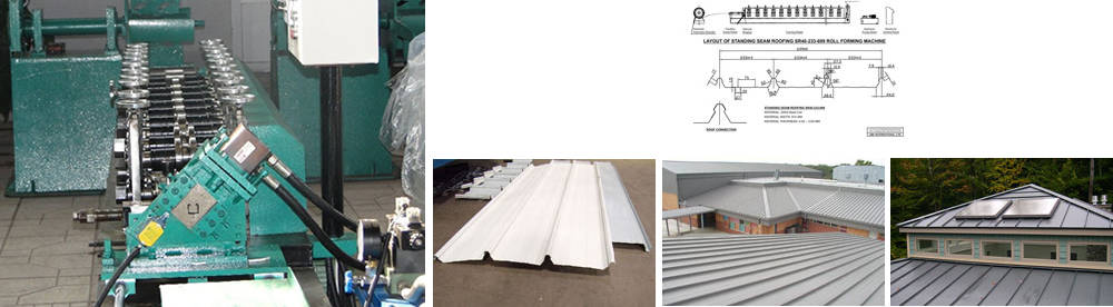Standing Seam Roof Roll Forming Machine